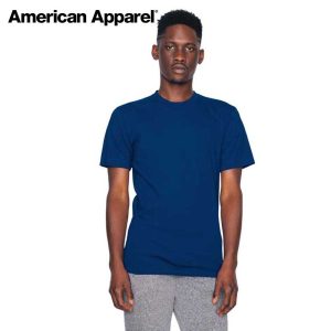 American Apparel 2001W 4.3oz Fine Jersey Crewneck T-Shirt (US Size)