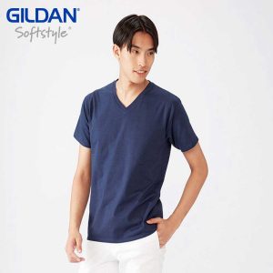 Gildan 63V00 4.5oz SoftStyle Adult V-Neck T-Shirt
