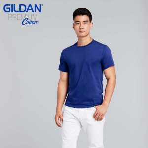 Gildan 76000 5.3oz Premium Cotton Adult Ring Spun T-Shirt
