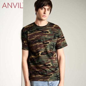 ANVIL 939 4.9oz Adult Midweight Camouflage T-Shirt (US Size)