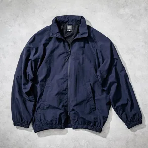 Cotton-Like Nylon Training Jacket with Mesh Lining