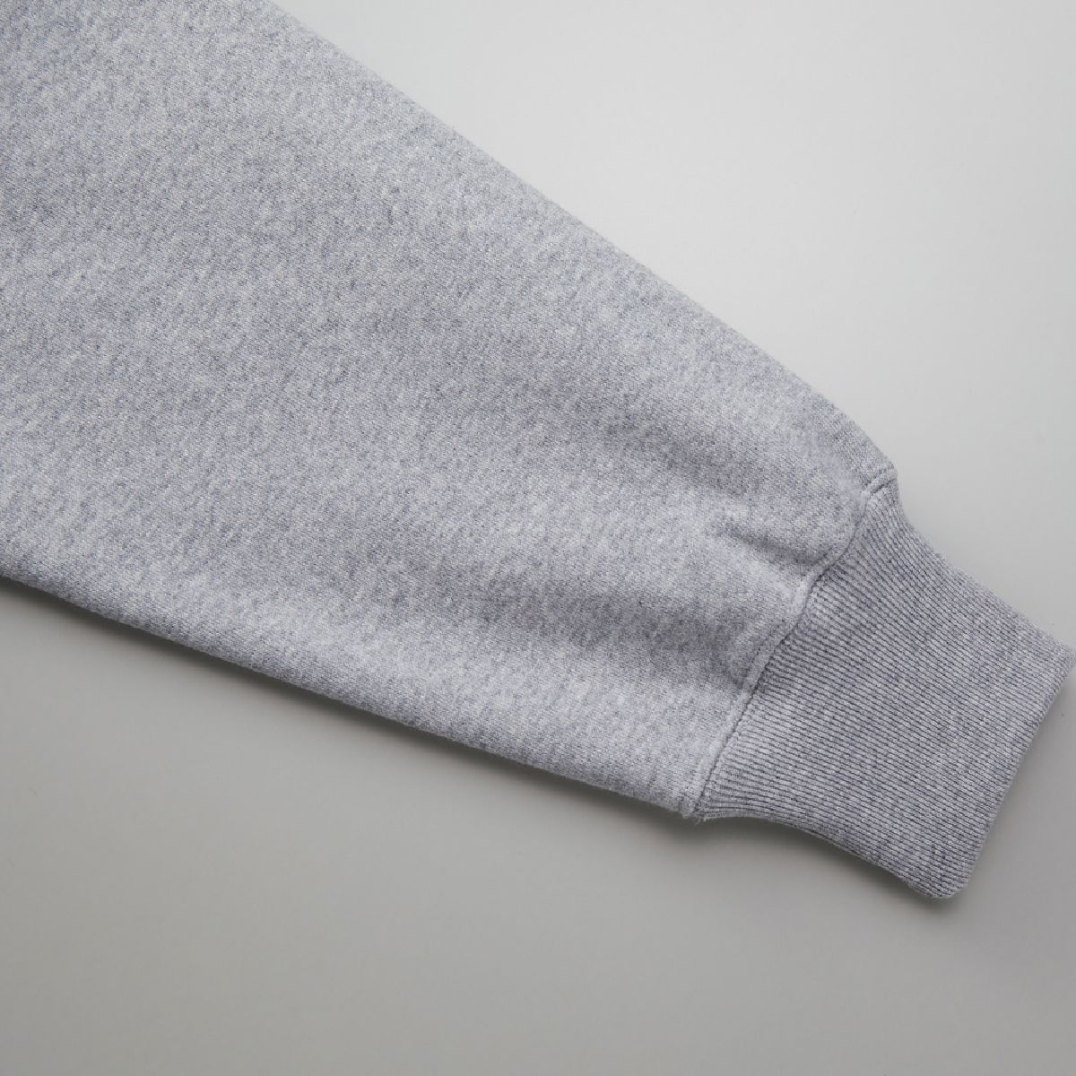 The ribs of the cuffs and the seam line of the body are durable double stitch