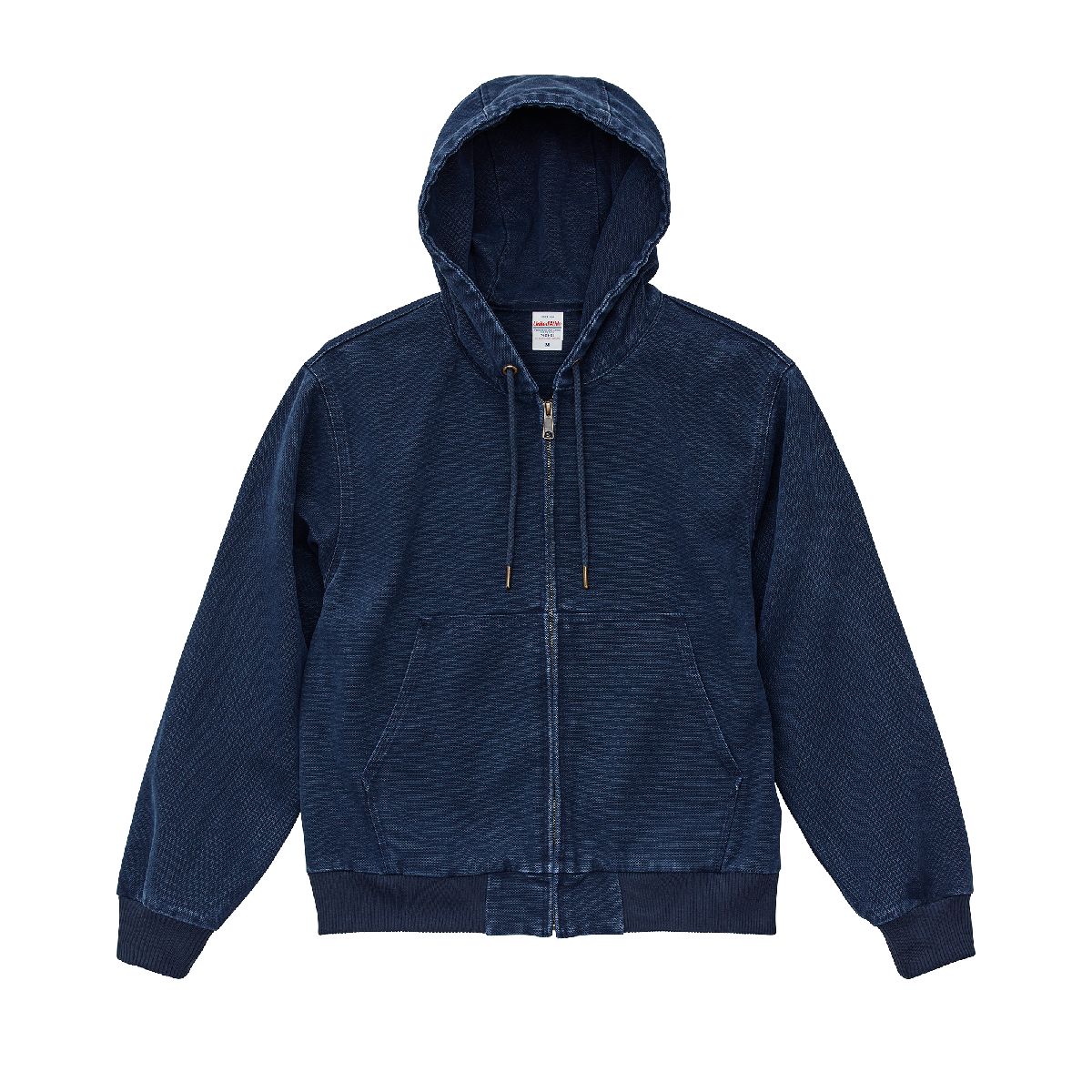 Vintage Duck Canvas Fade Wash FullZip Hoodie 2 United Athle 7423-01 Faded Navy 0961 Size:XL
