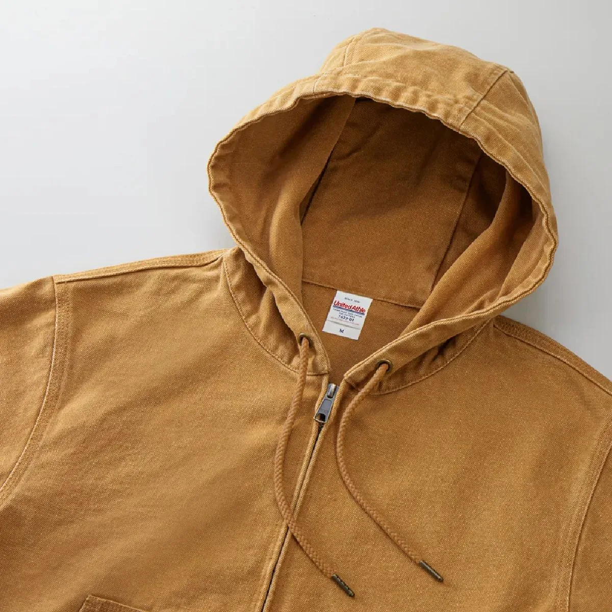 Vintage Duck Canvas Fade Wash FullZip Hoodie 4 Vintage Duck Canvas Fade Wash FullZip Hoodie - Image 4